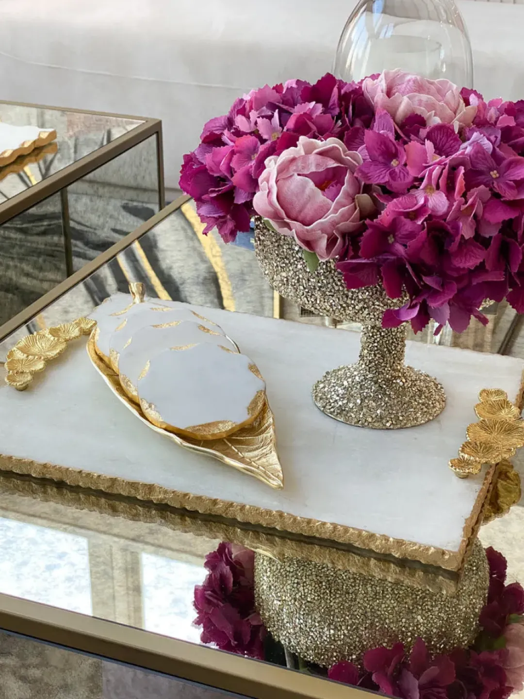 Inspire Me! Home Decor Gold Teardrop Candle Holders (2 Sizes) Outlet