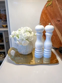 Inspire Me! Home Decor Gold Texture Votive Vase Outlet
