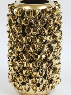 Inspire Me! Home Decor Gold Textured Ceramic Bottle Vases (2 Sizes) Discount