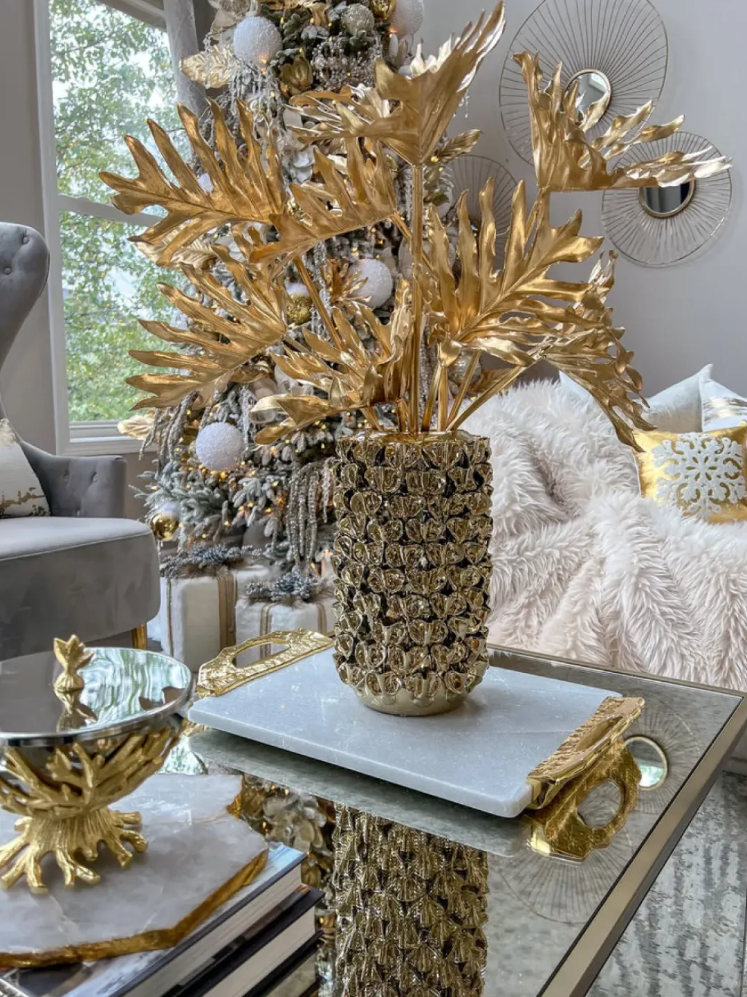 Inspire Me! Home Decor Gold Textured Ceramic Bottle Vases (2 Sizes) Discount