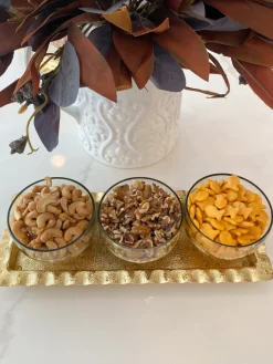 Inspire Me! Home Decor Gold Tray (2 Sizes) Clearance