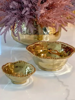 Inspire Me! Home Decor Gold Tray With Handles Hot