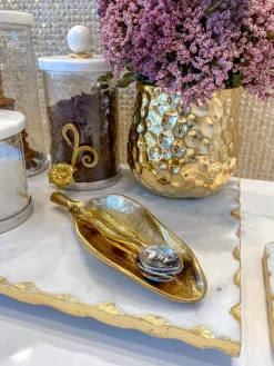Inspire Me! Home Decor 6″ Gold Twist Scoop Best