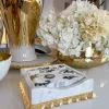 Inspire Me! Home Decor Gold Two-Tone Dragonfly Cake Stand Discount