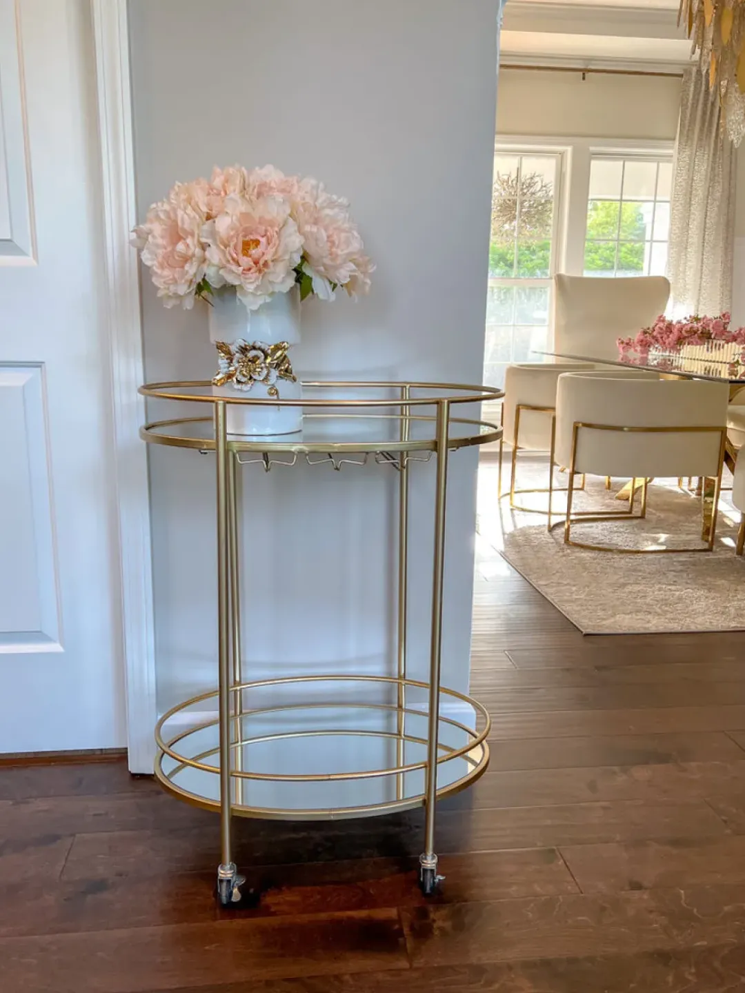 Inspire Me! Home Decor Gold Two-Tiered Cart Online