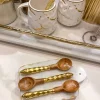 Inspire Me! Home Decor Gold & White Ceramic Mug With Lid Clearance