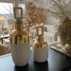 Inspire Me! Home Decor Gold & White Ginger Jar (3 Sizes) Hot