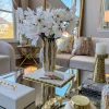 Inspire Me! Home Decor Gold & White Marble Print Ginger Jar “From Pops Of Color Home Collection” (2 Sizes) Online