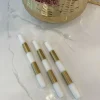 Inspire Me! Home Decor Gold 6 Wick Hammered Candle New