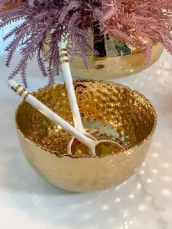 Inspire Me! Home Decor Gold Wire Metal Bowl Discount