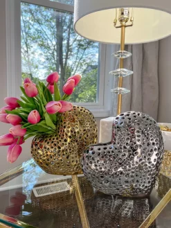 Inspire Me! Home Decor Grey Faux Leather Decorative Box With Abstract Medallion Discount