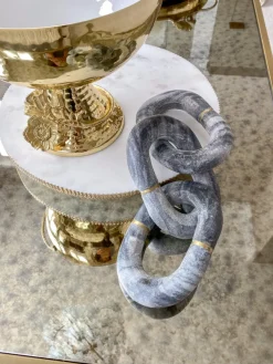 Inspire Me! Home Decor Grey Marble Chain Clearance