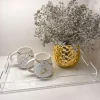 Inspire Me! Home Decor Hammered Porcelain Gold Bowl (2 Sizes) Best