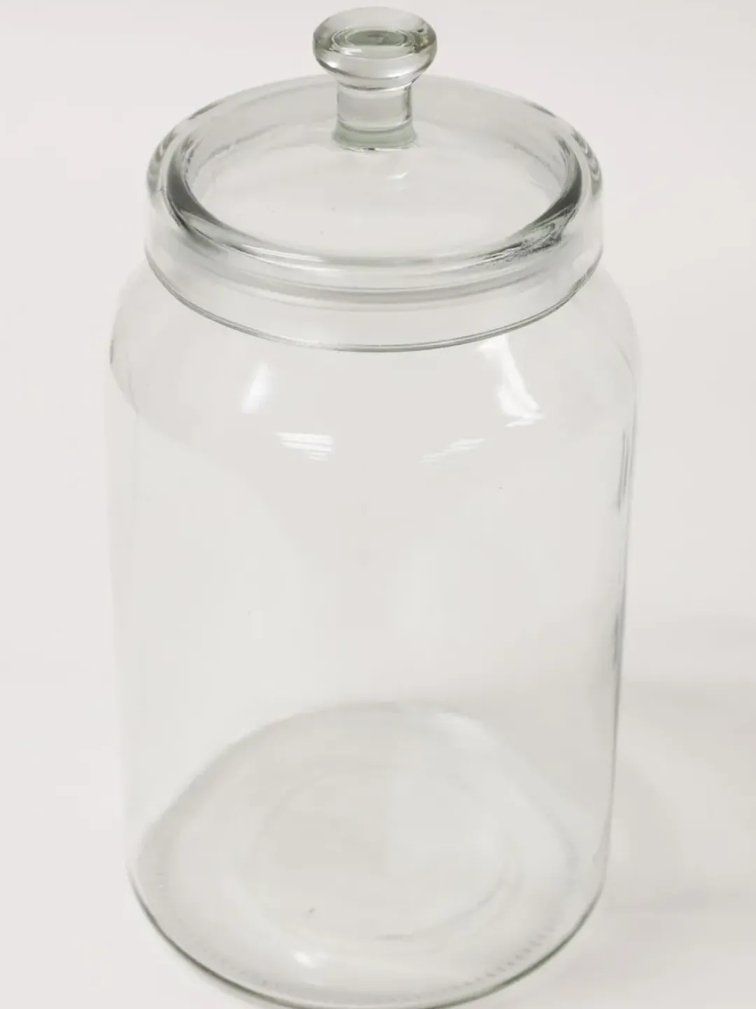 Inspire Me! Home Decor Hammered Glass Canister With Gold Leaf Lid (3 Sizes) Clearance