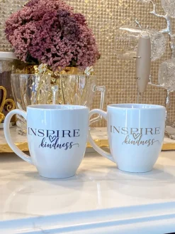 Inspire Me! Home Decor Heart Travel Mug W/ Handle KITCHEN Hot
