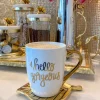 Inspire Me! Home Decor “Hello Gorgeous” Mug W/ Gold Handle Online