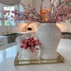Inspire Me! Home Decor Indoor/Outdoor Gold And White Planters (2 Sizes) Online