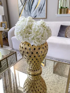 Inspire Me! Home Decor Iridescent Pink Face Vase Discount