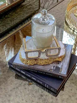 Inspire Me! Home Decor Jar Of Fine Gold Chunk Vase Fillers Hot