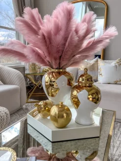 Inspire Me! Home Decor Jar Of Large Gold Chunk Vase Fillers Sale