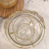 Inspire Me! Home Decor Jars White And Gold Elegant Jar With Lid (2 Sizes) Outlet