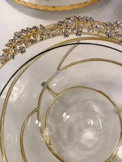 Inspire Me! Home Decor Jars White And Gold Elegant Jar With Lid (2 Sizes) Outlet