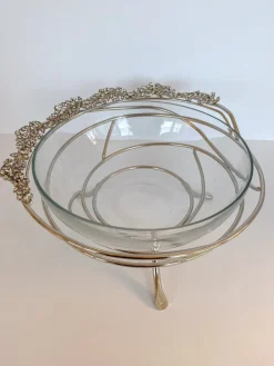 Inspire Me! Home Decor Jars White And Gold Elegant Jar With Lid (2 Sizes) Outlet
