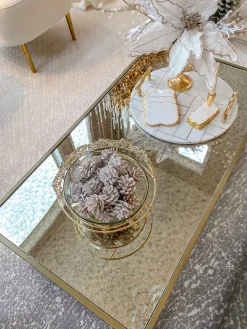 Inspire Me! Home Decor Jars White And Gold Elegant Jar With Lid (2 Sizes) Outlet