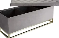 Inspire Me! Home Decor Jessica Storage Bench (2 Colors) Gold Discount