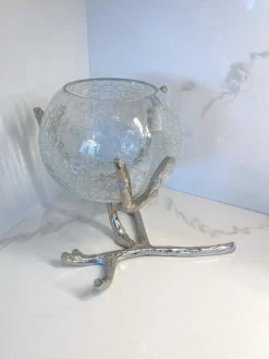 Inspire Me! Home Decor Jeweled Edge Bowl With Glass Insert (2 Colors) Clearance