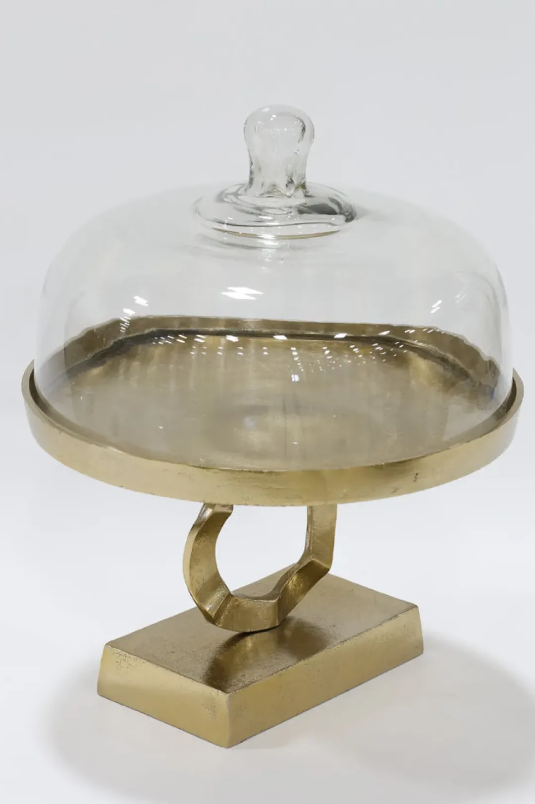 Inspire Me! Home Decor KITCHEN Round Porcelain Serve-ware With Metal Base Clearance