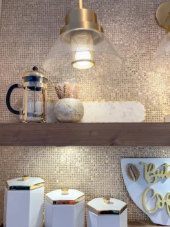 Inspire Me! Home Decor KITCHEN Unique Beaded Wood Cake Stand Sale