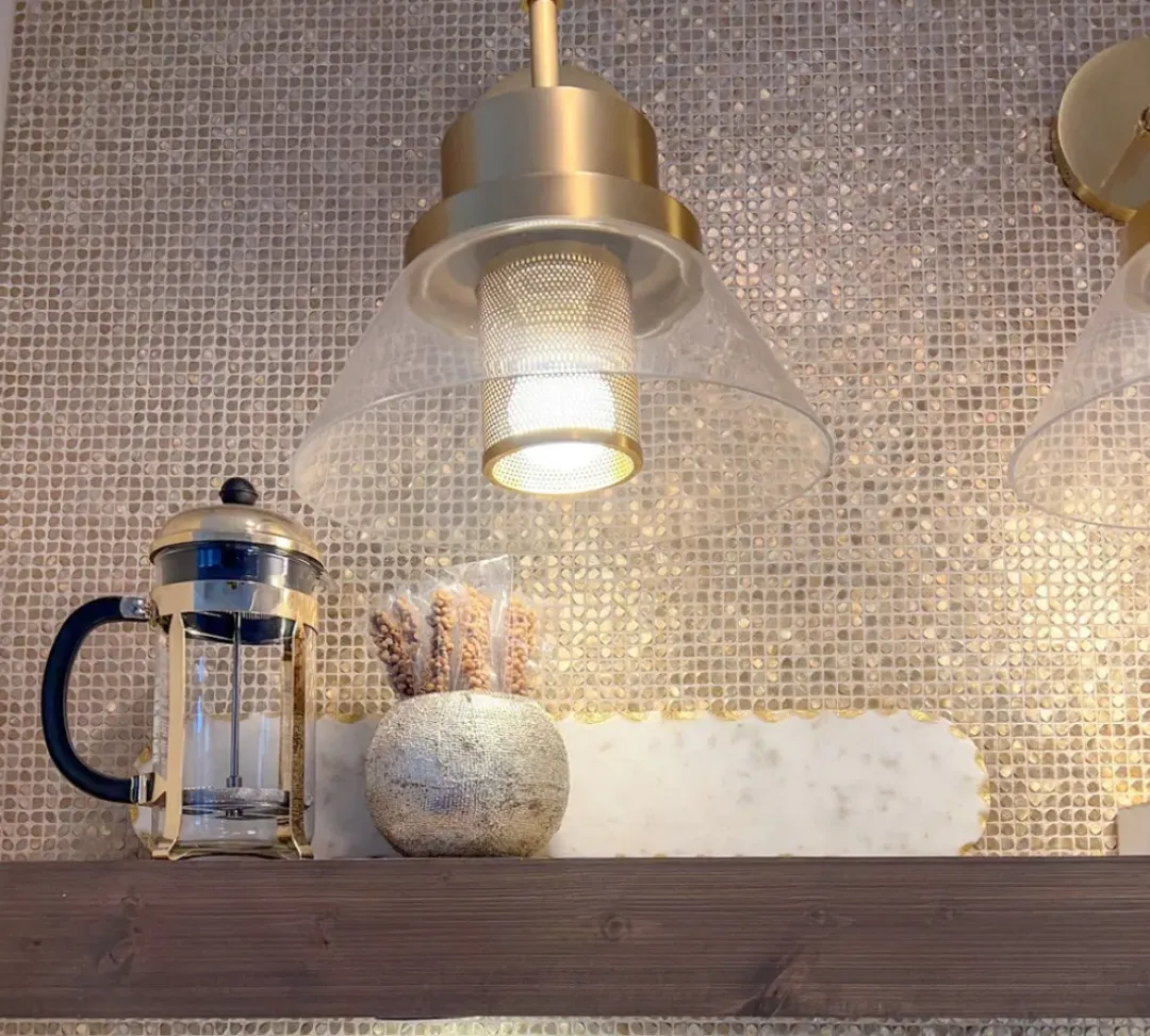 Inspire Me! Home Decor KITCHEN Unique Beaded Wood Cake Stand Sale