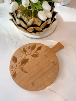 Inspire Me! Home Decor KITCHEN Large Vine Rectangle Bamboo Board Online