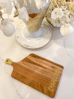 Inspire Me! Home Decor KITCHEN Round Eucalyptus Bamboo Board Outlet