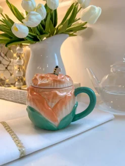 Inspire Me! Home Decor KITCHEN “Season With Love” Ceramic Sugar/Spice Holder Best