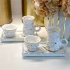Inspire Me! Home Decor KITCHEN Rose Shape With Mug With Lid And Spoon Hot