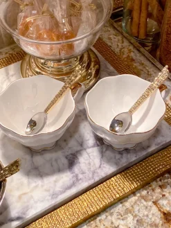 Inspire Me! Home Decor KITCHEN Set Of 2 Butterfly Tea Cup & Saucers Best