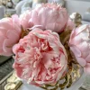 Inspire Me! Home Decor KITCHEN Silver Leaf Paper Towel Holder With Marble Base “From Pops Of Color Home Collection” New