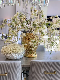 Inspire Me! Home Decor Large Gold Double Branch Vase Fashion
