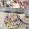 Inspire Me! Home Decor Large Gold Metal Leaf Tray Best