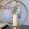 Inspire Me! Home Decor Large Gold Engraved Leaf Tray Fashion