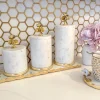 Inspire Me! Home Decor Large Round Gold Tray With Bird Detail Hot