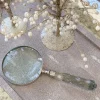 Inspire Me! Home Decor Large Silver Magnifying Glass With Textured Glass Handle Outlet