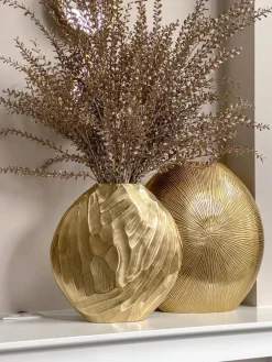 Inspire Me! Home Decor Large White Porcelain Vase With White Jeweled Flower Details Fashion