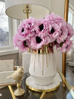 Inspire Me! Home Decor 12″ Lavender Two Tone Anemone Bundle Sale