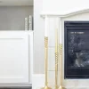 Inspire Me! Home Decor Light Grey And Gold Lantern With Handle Discount