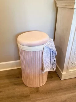 Inspire Me! Home Decor Lydia Pleated Hamper (3 Colors) Outlet