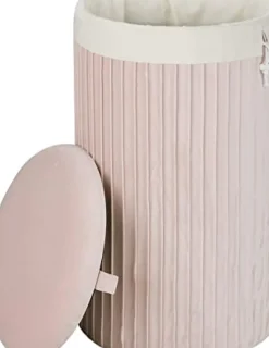 Inspire Me! Home Decor Lydia Pleated Hamper (3 Colors) Outlet