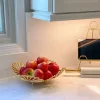 Inspire Me! Home Decor Marble And Gold Triple Striped Soap Dispenser Outlet